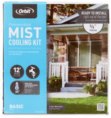 Ready To Use Basic Outdoor Mist Cooling System 10' Of Preassembled