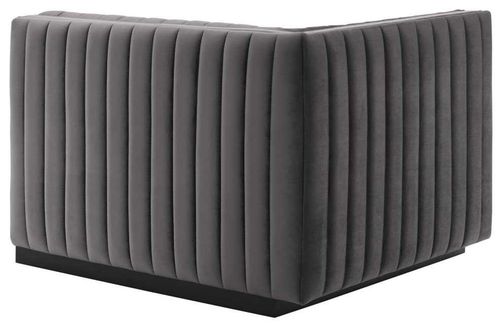 Conjure Channel Tufted Velvet Loveseat   Transitional   Loveseats   by Modway  Houzz