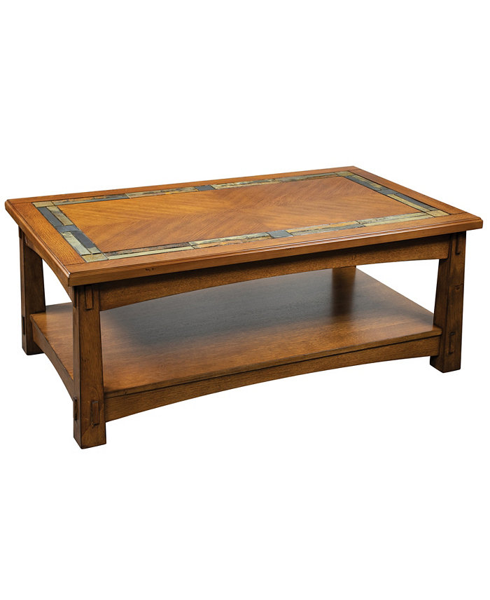 Furniture Craftsman Home Rectangle Cocktail Table