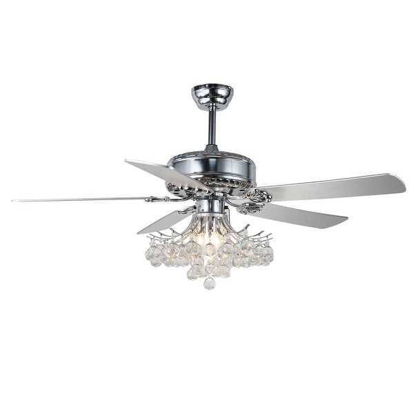 Cusp Barn 52-In Crystal Ceiling Fan with Remote and Reversible Blades Shopping - The Best Deals on Ceiling Fans | 39982786