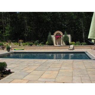 Nantucket Pavers Patio-on-a-pallet 10 ft. x 10 ft. Tan Variegated Dutch York-Stone Concrete Pavers (44 Pieces100 Sq Ft) 31024