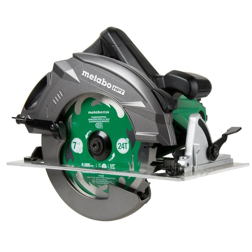 Metabo HPT 7-1/4 In. Pro Grade Circular Saw 15 Amp 6800 RPM Rip Max C7URM from Metabo HPT