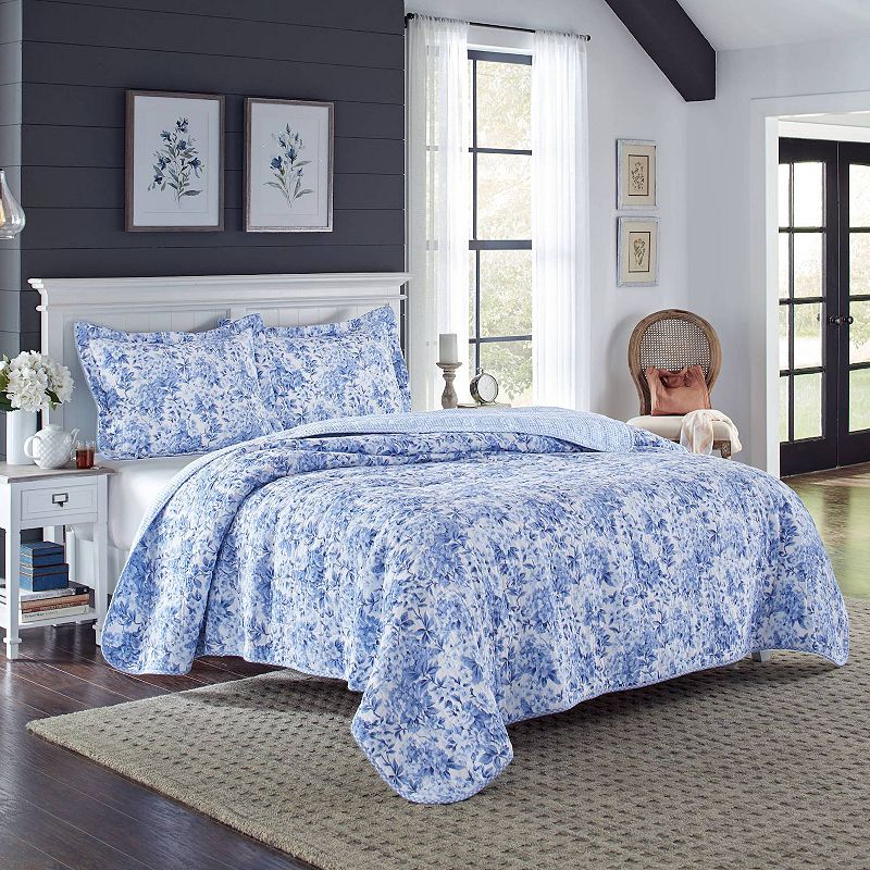 Laura Ashley Brighton Floral Quilt Set