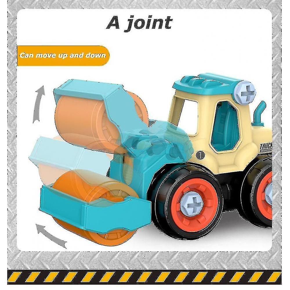 Education Toy Nut Disassembly Loading Unloading Engineering Truck Excavator Bulldozer Child Screw Creative Tool Car Boxcandy