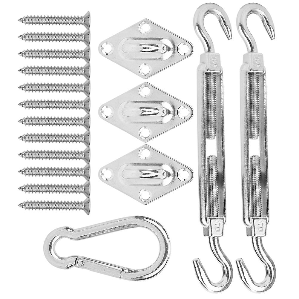 Stainless Steel Hardware Kit Screw Rhombus Hook Spring Buckle Shade Sail Accessory