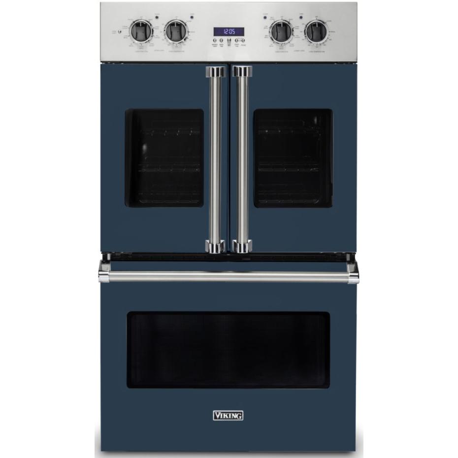 Viking 30-inch, 9.4 cu.ft. Built-in Double Wall Oven with Vari-Speed Dual Flow Convection System VDOF7301SB