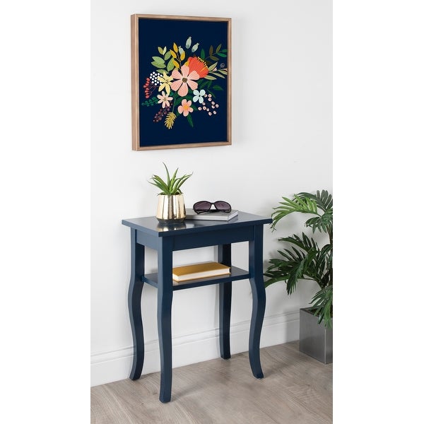 Kate and Laurel Lillian Wood Side Table - 18x12x24