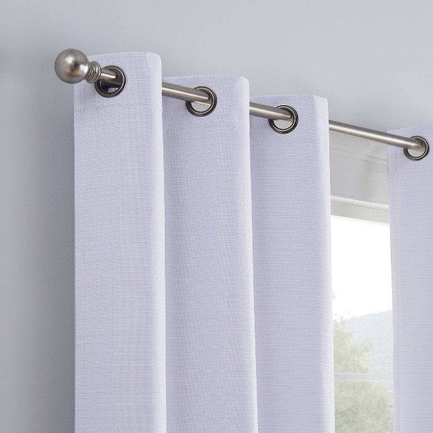 Set Of 2 Talisa Absolute Zero And Draft Blocker Blackout Curtain Panels Eclipse