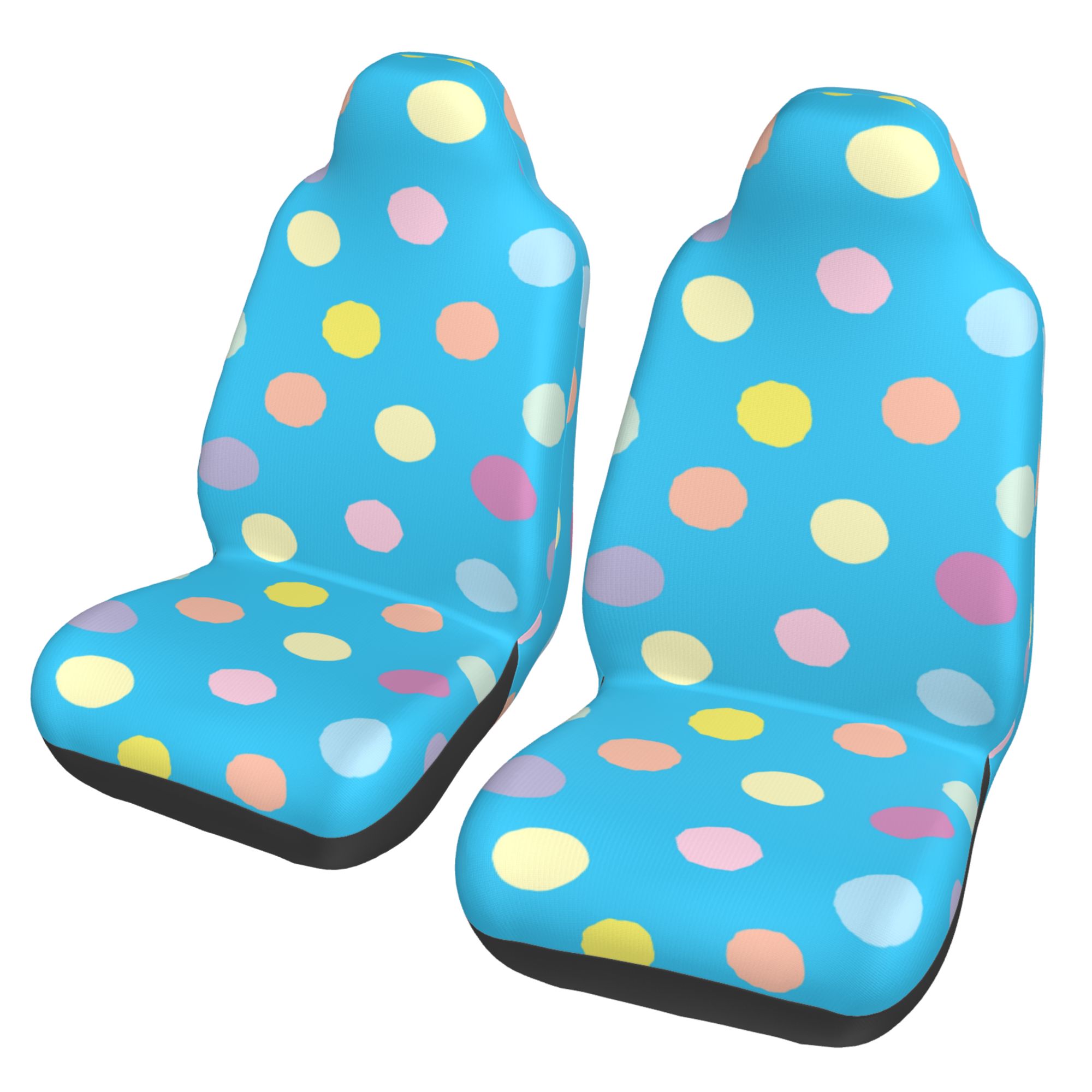 ZICANCN Car Seat Cover Geometric Circle Car Front Seat Covers Protectors ， Automotive Seat Covers for Cars Trucks Suv