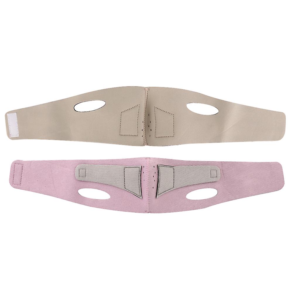 V Face Slimming Bandage Face Lifting Fat Burning Slimming Correction Beltpink K-03a