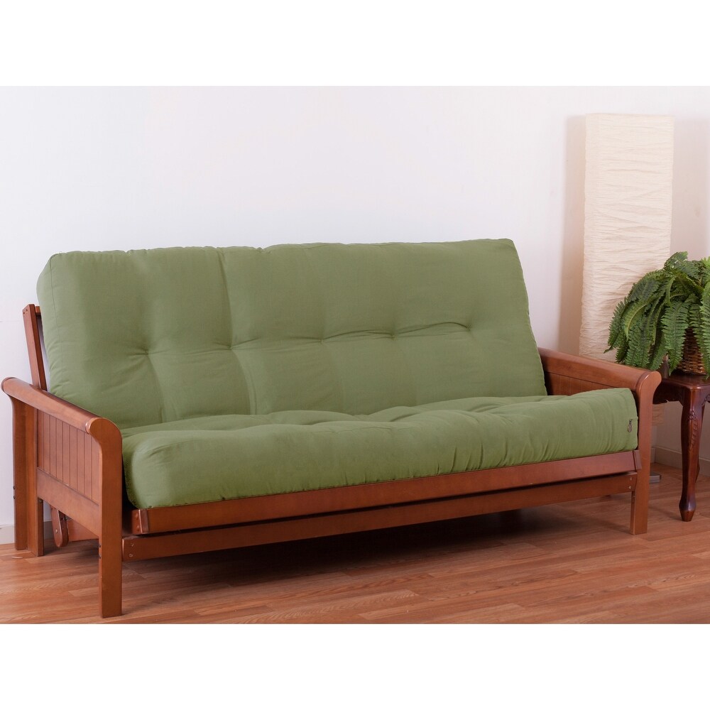 9 inch Thick Twill Futon Mattress (Twin  Full  or Queen)