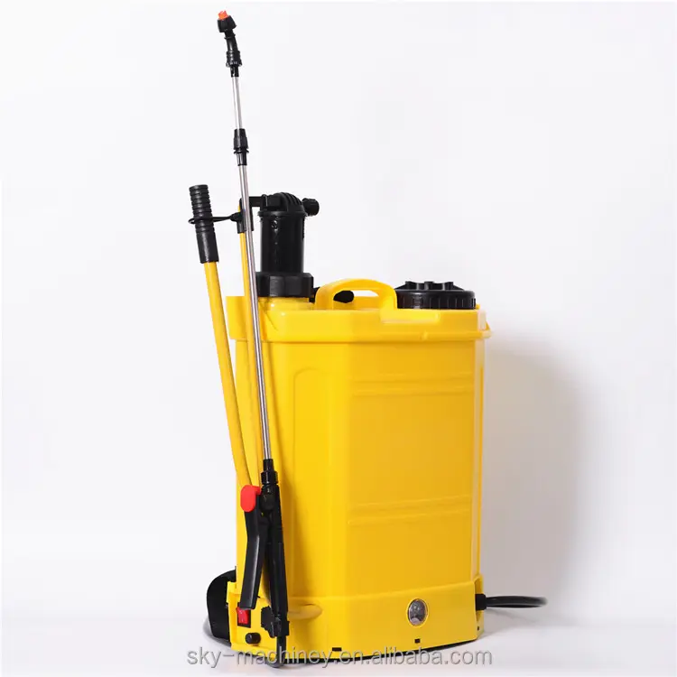 16l battery and manual 2 in 1 agricultural spray pump portable electric power sprayer