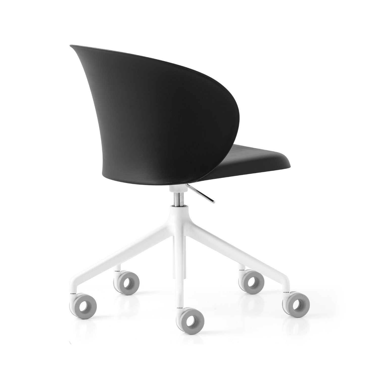 Tuka Indoor/Outdoor Optic White Base Swivel Office Chair