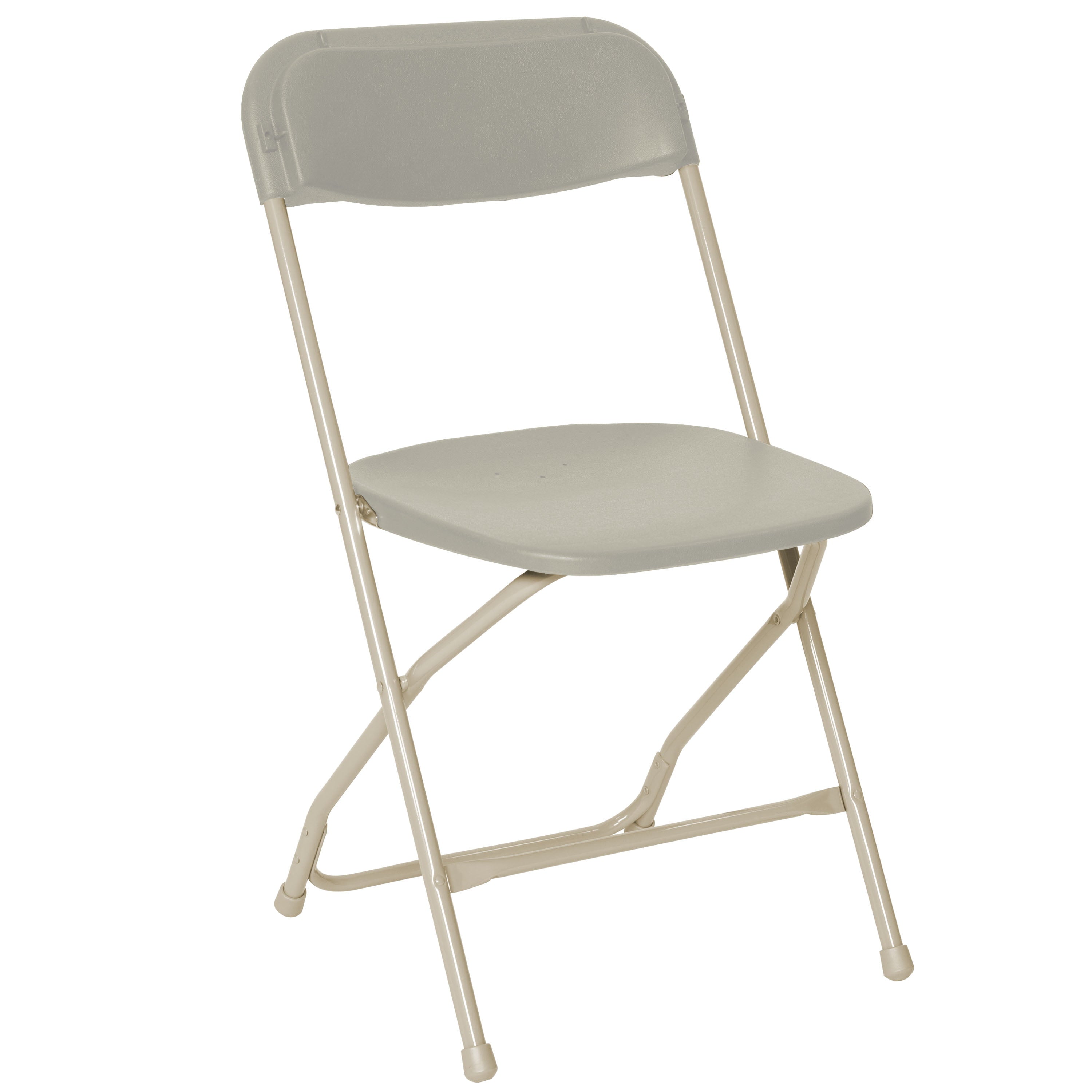 Chair - Rhino Plastic Folding - Neutral/Bone Seat (10/Box)