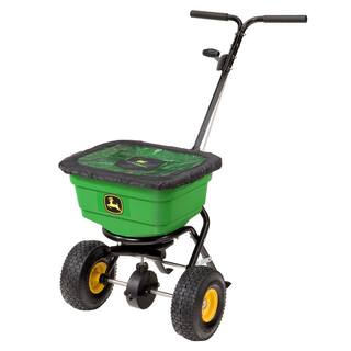 John Deere 50 lbs. Push Broadcast Spreader with Pneumatic Tires and Hopper Cover LP31340L