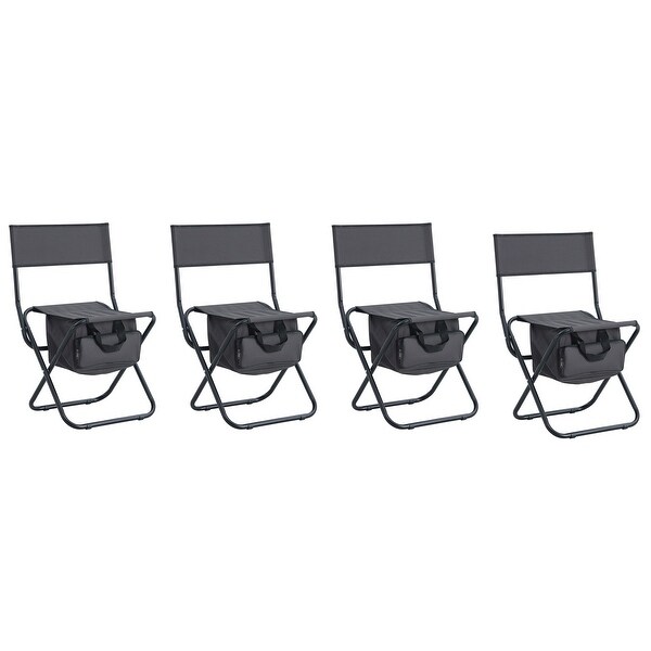 4piece Folding Outdoor Chair with Storage Bag