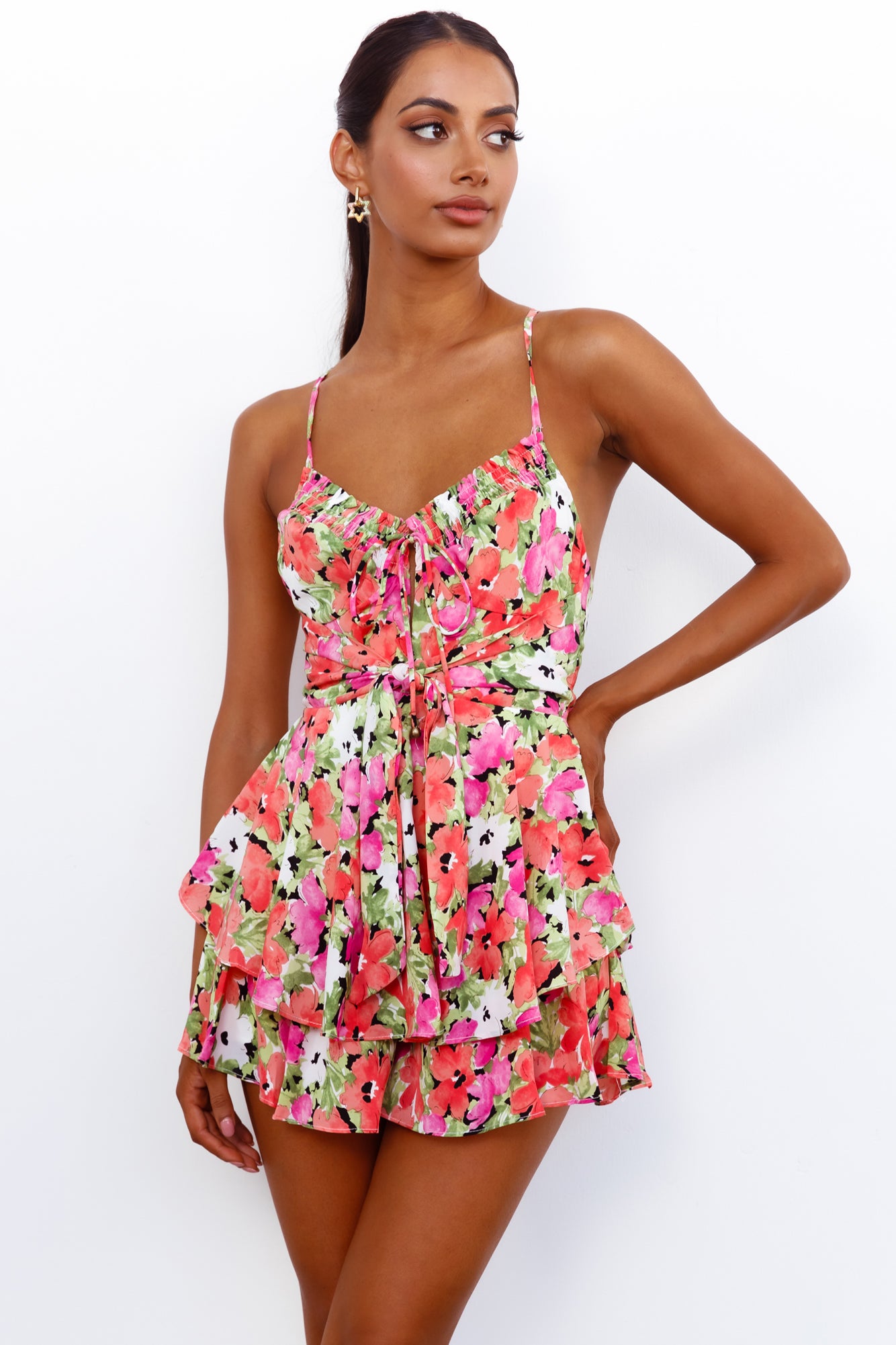 Weekend Rendezvous Romper Floral