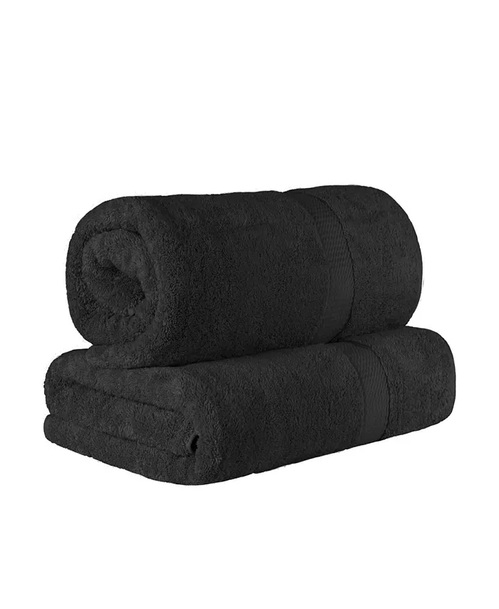 Superior Highly Absorbent Egyptian Cotton Ultra Plush Solid Bath Towel Set Collection