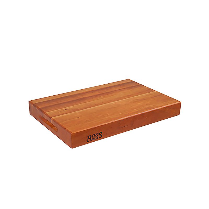 John Boos Reversible 2.25 Inch Thick Butcher Cutting Board Block， Cherry Wood