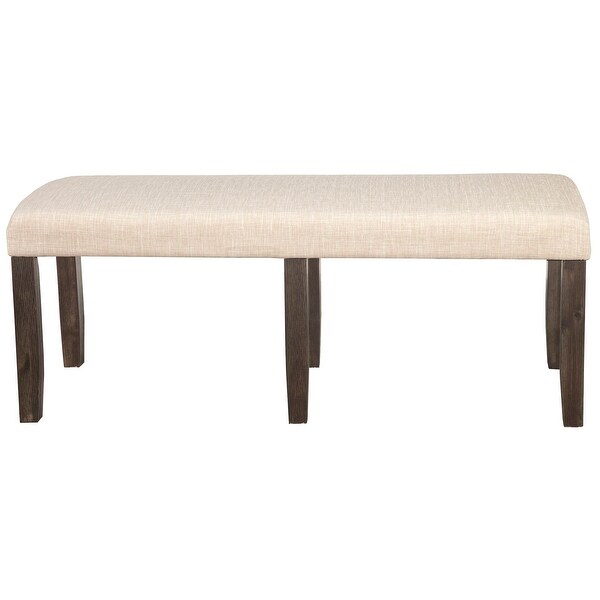 Alpine Furniture Brayden Dining Bench， Espresso