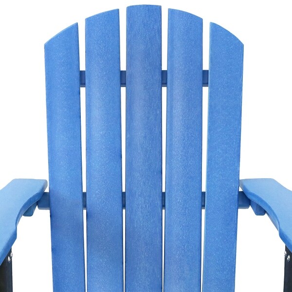 Sunnydaze AllWeather Outdoor Adirondack Chair with Drink Holder