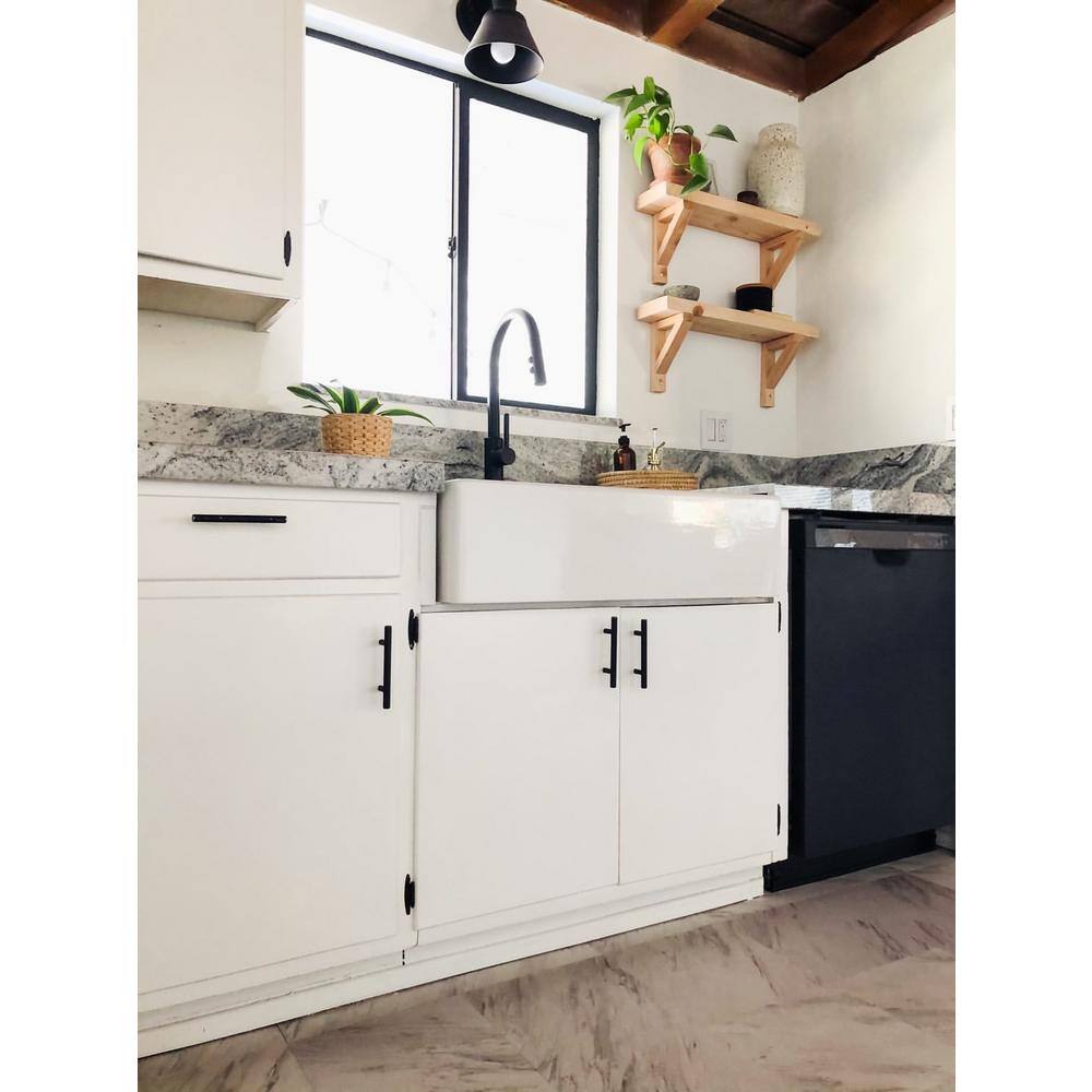 SINKOLOGY Turner 33 in. Farmhouse Double Bowl Crisp White Fireclay Kitchen Sink SK405-33FC