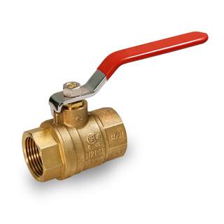 The Plumber's Choice Premium Brass Gas Ball Valve with 34 in. FIP Connections 256522T