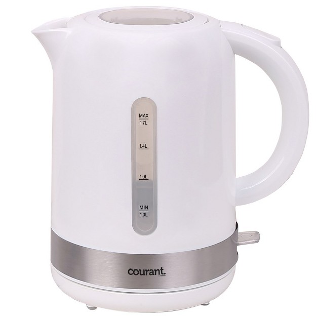 Courant 1 7 Liter Cordless Electric Kettle white