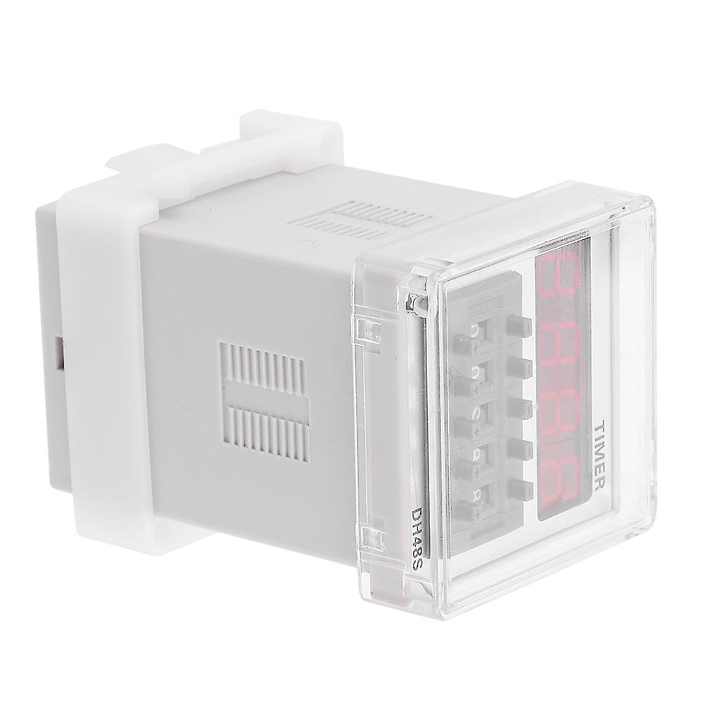 Dc 12/24v Ac 110/220v Digital Led Display Timing Relay Time Relay Switch 0.01s-99h(220v)