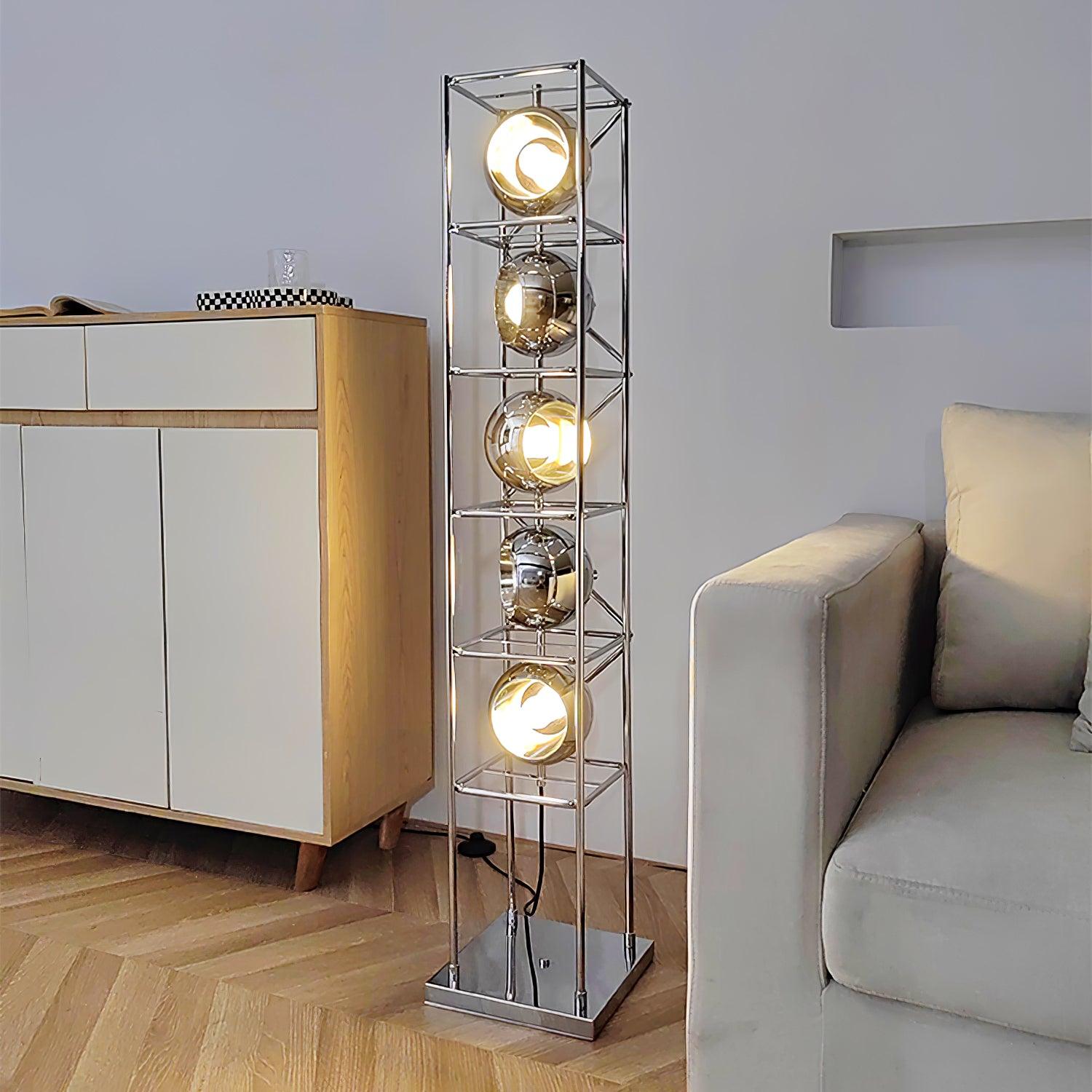 Tower of Spheres Floor Lamp