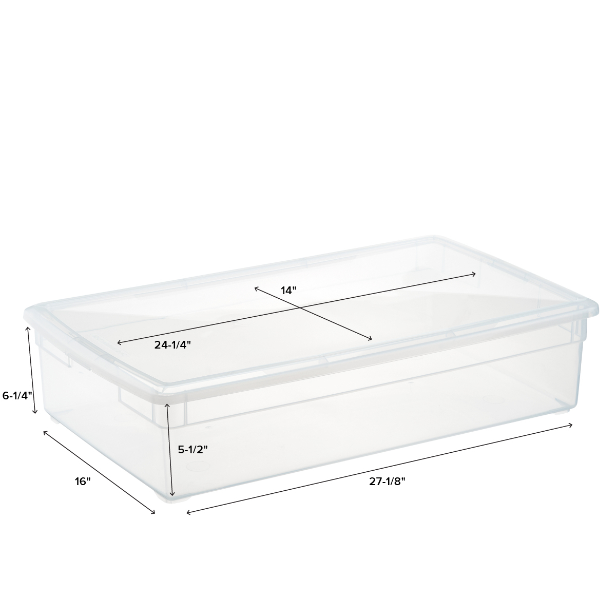 Our Clear Storage Boxes