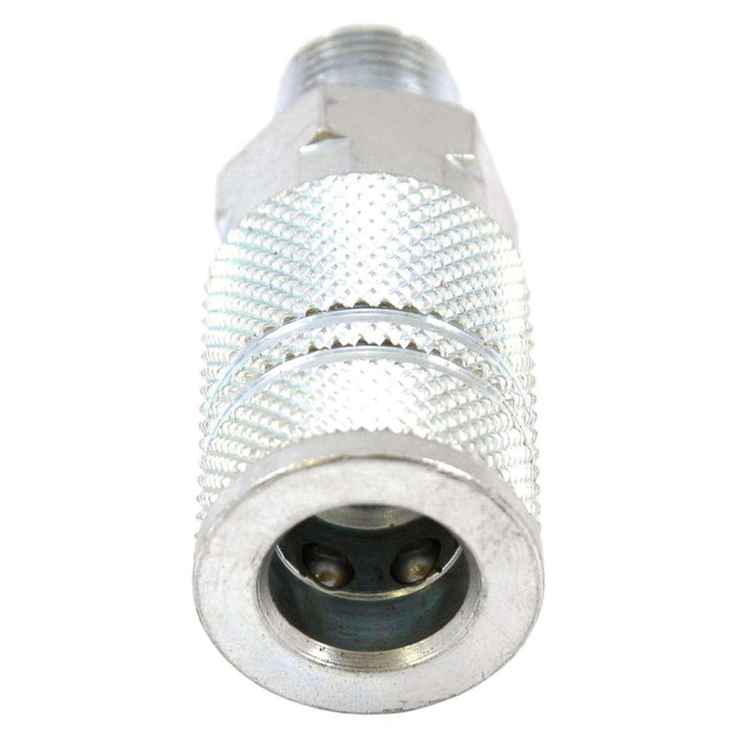 Forney Steel Coupler 3/8 in. Female X 3/8 in. Male 1 pc