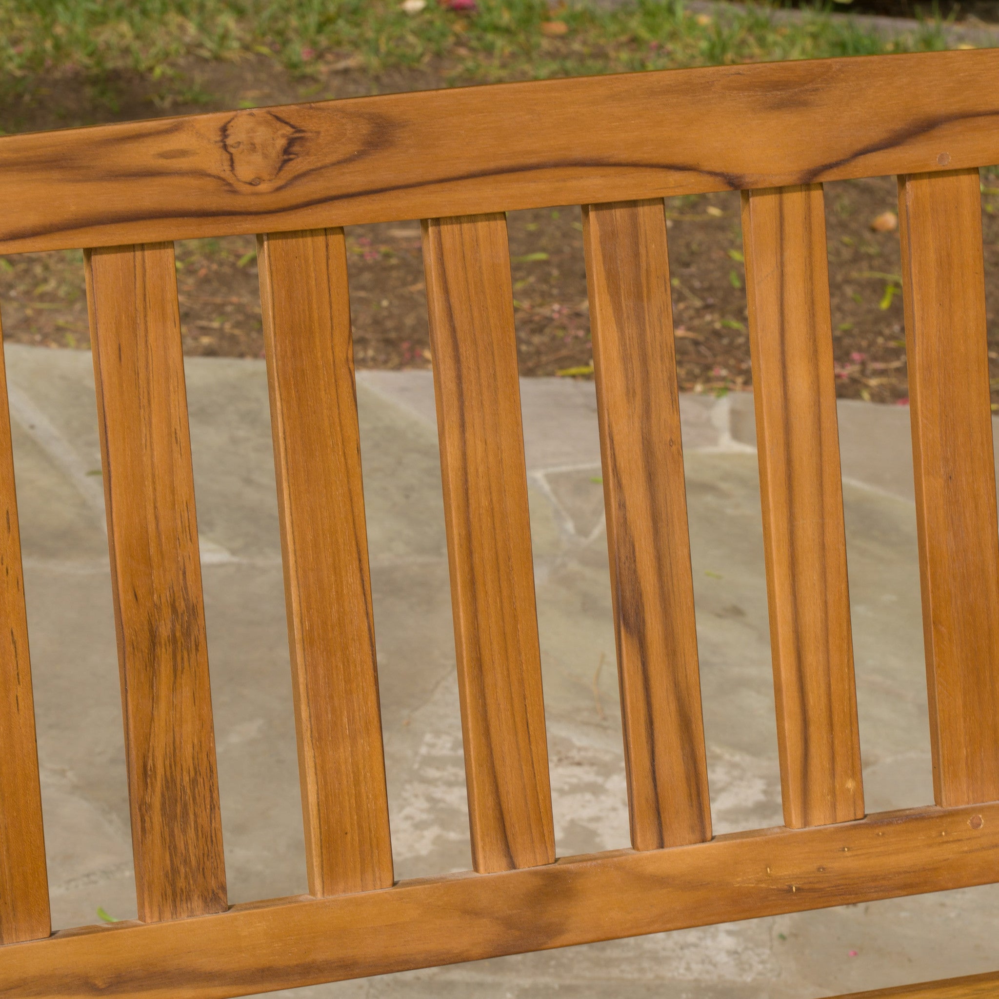 Tamika Teak Finish Acacia Bench