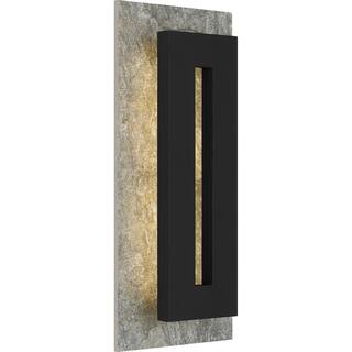 Quoizel Tate 8 in. Earth Black LED Outdoor Wall Lantern Sconce TTE8308EK