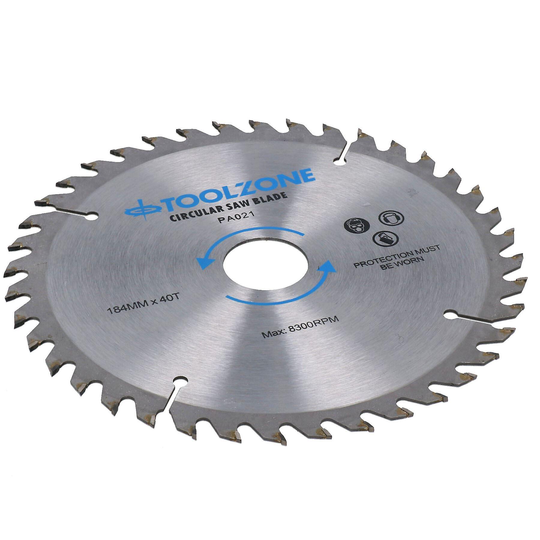 184mm TCT Circular Saw Blades Coarse – Fine 20 24 40 Teeth + Adaptor Rings 60pc