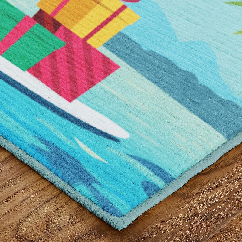 Mohawk® Home Prismatic Paddleboard Santa Rug