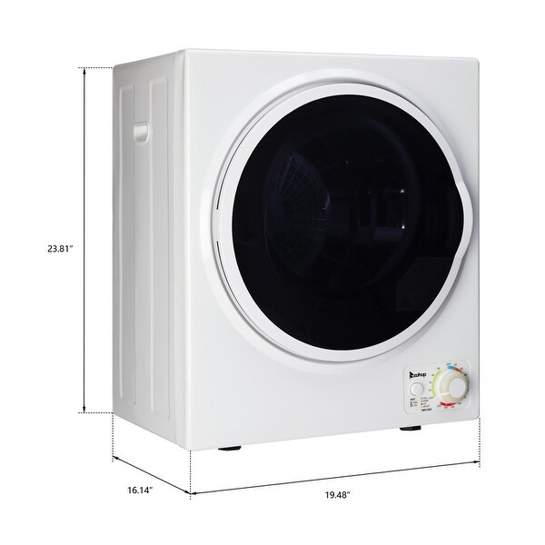 1.6 Cu.ft. Compact Portable Household clothes Dryer