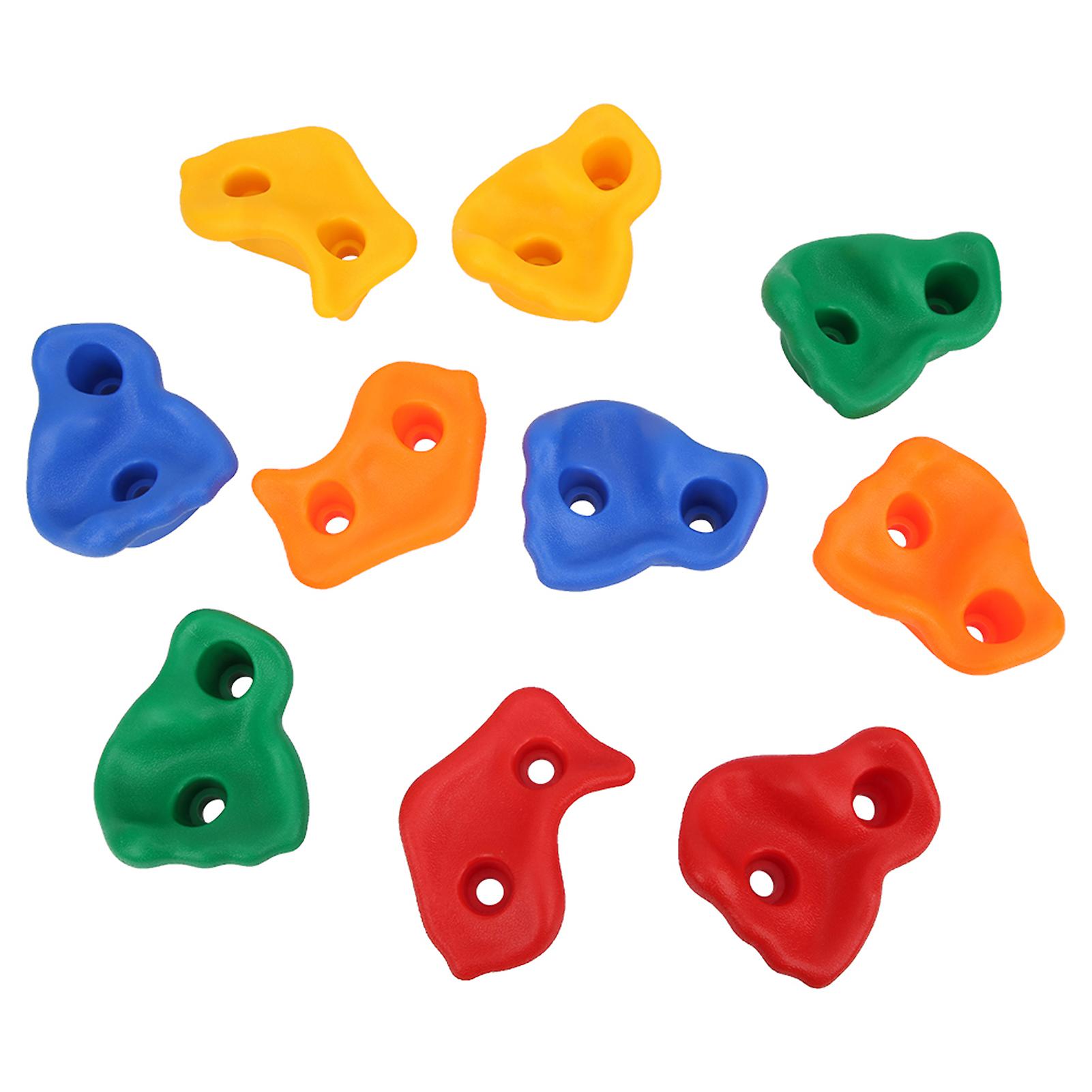 Children Rock Climbing Wall Holds Set Colorful Practical Playground Equipment Accessory