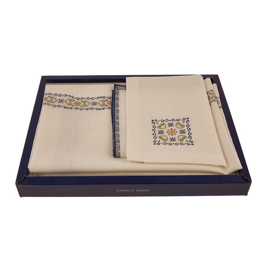 Karaca Home (Akdeniz Sopra) Mediterranean Table Cloth Set 300.21.02.0099