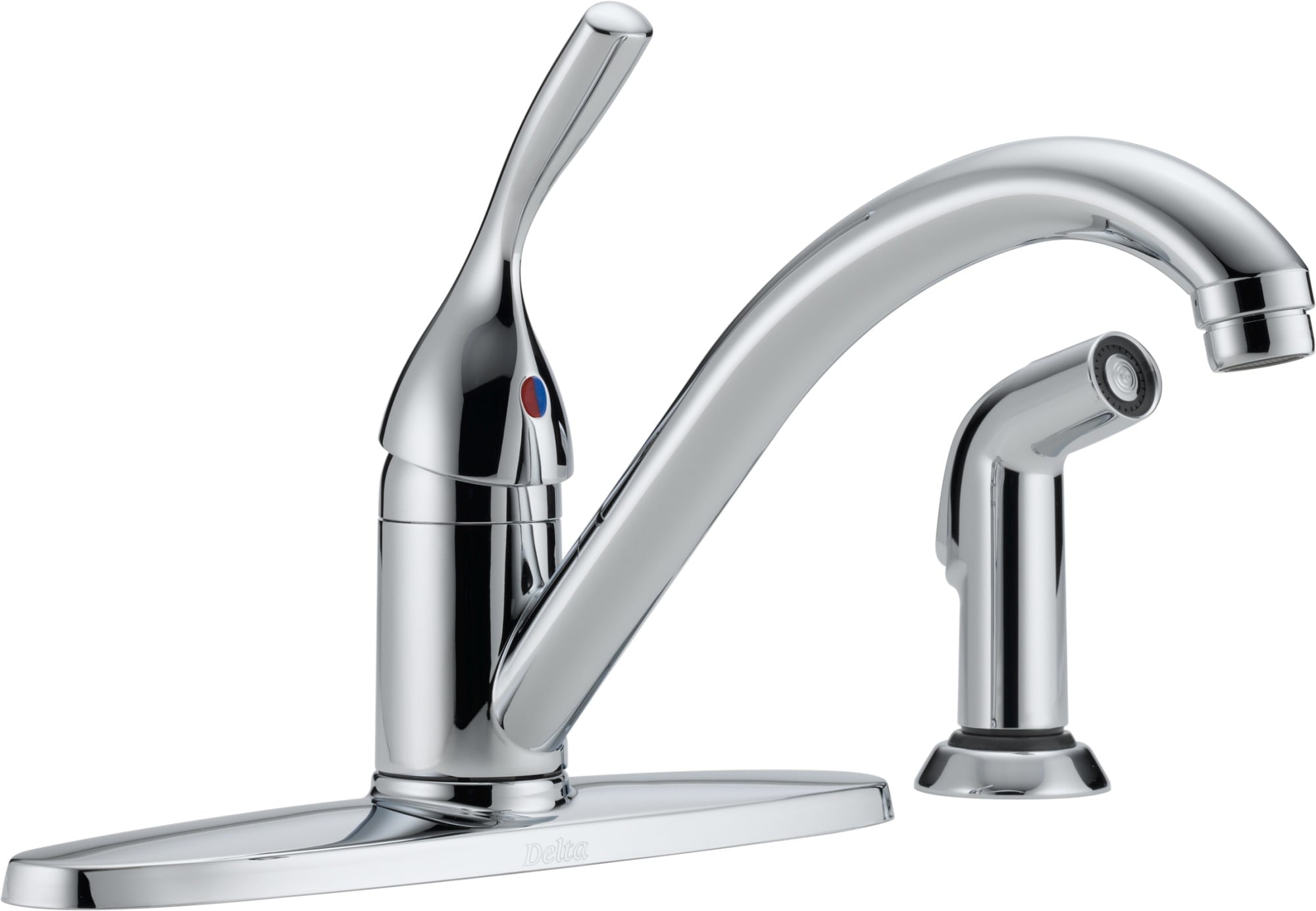 Delta 400-Dst Classic Kitchen Faucet - Chrome