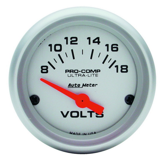 2 1/16 in. VOLTMETER  8 18V  ULTRA LITE