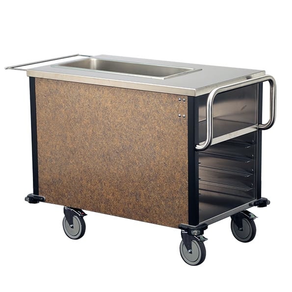 Lakeside 6754 Mini Suzy Q Cart with Four Interior Ledges and a Heated Well