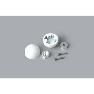 Dolle Prova White Aluminum 79 in. Long Handrail Kit 86343