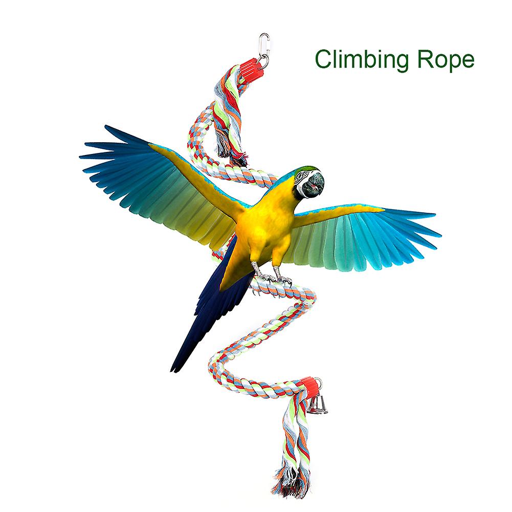 1.6 Meter Parrot Swing Climbing Standing Toys Birds Supplies for Large Medium Small Parrots