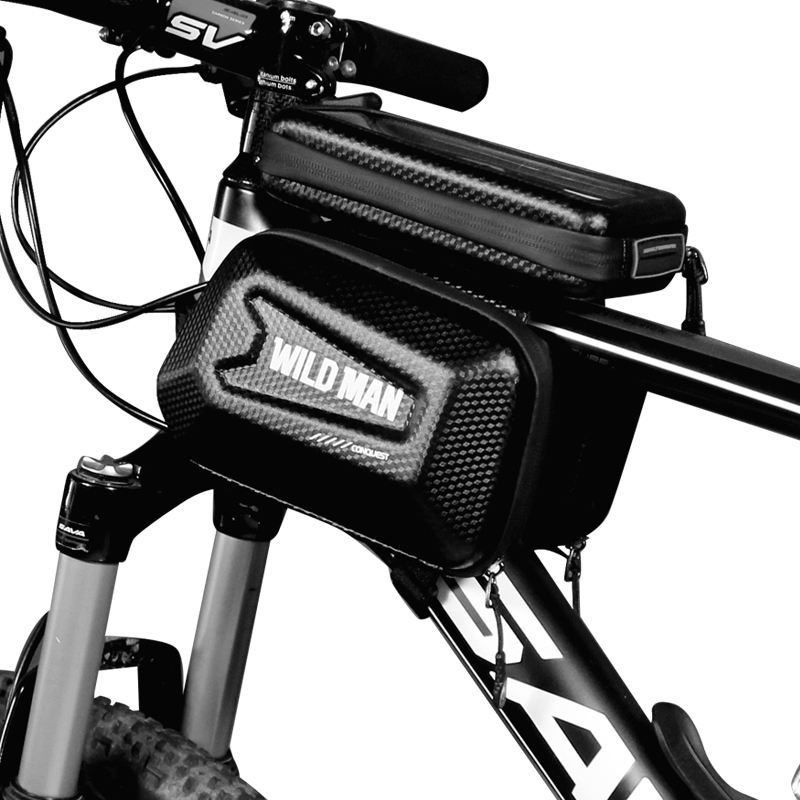 New Image WHEEL UP Multi functional Cycling Frame Bag Both Sides Storage Removable Mobile Phone Front Bike Bicycle Bag