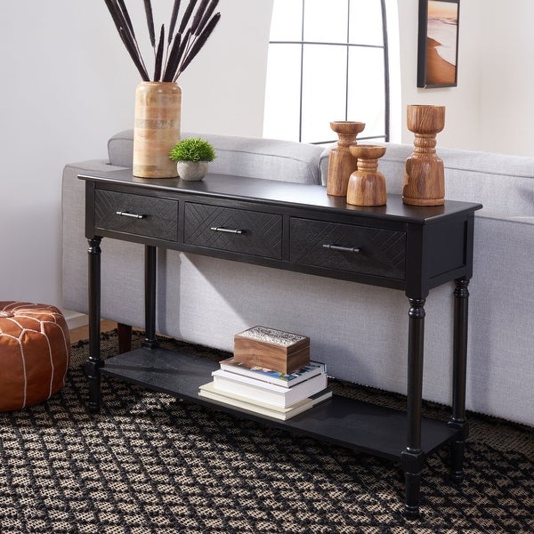 SAFAVIEH Peyton 3-Drawer Bottom Shelf Console Table - 47.3