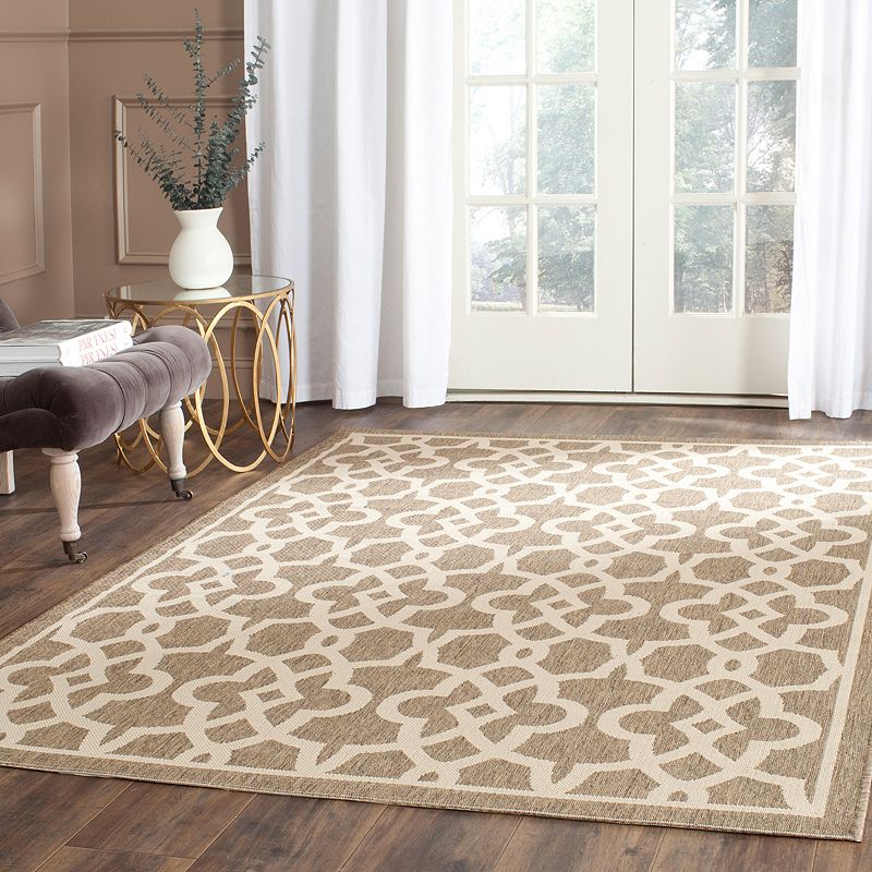 Safavieh Courtyard Links Geometric Indoor Outdoor Rug