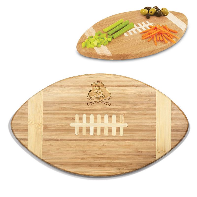 Picnic Time East Carolina Pirates Touchdown! Football Cutting Board and Serving Tray