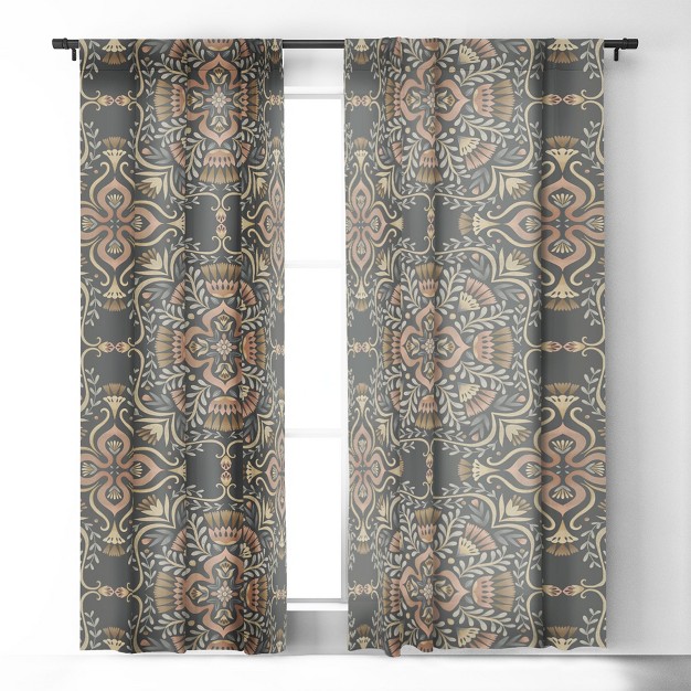 1pc Blackout Window Curtain Panel Deny Designs