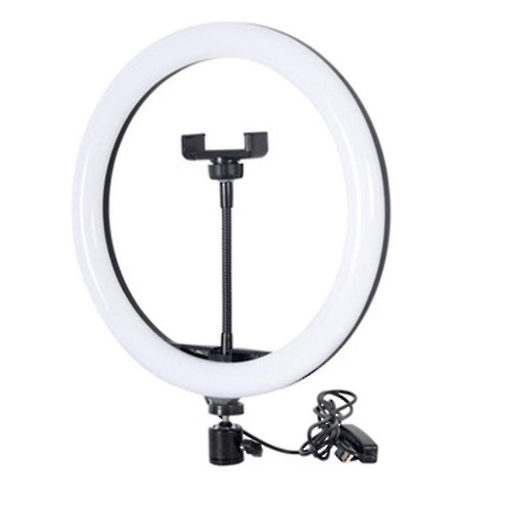 12 Inch Led Ring Selfie Light Clamp Mount Desk Zoom Conference Laptop